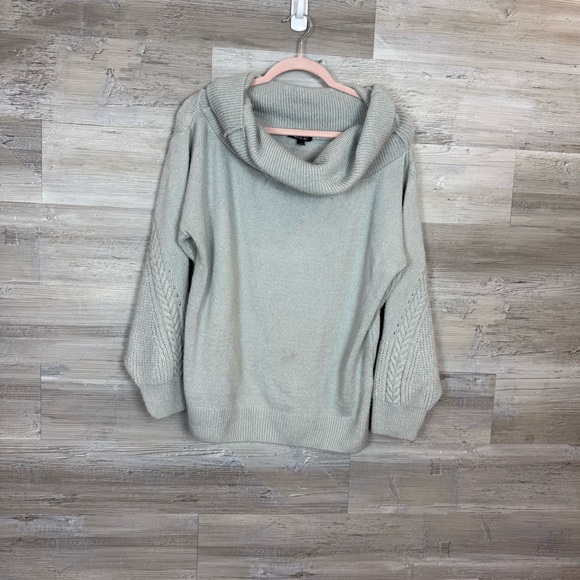 Topshop Light Gray Cowl Neck Sweater - Picture 7 of 7